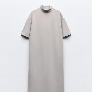Zara Gray Midi Dress